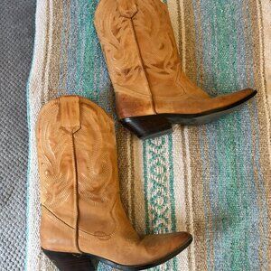 Aldo Leather Cowgirl Boots